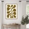 Linocut Houseplant No 2 by Alisa Galitsyna Framed Canvas Wall Art